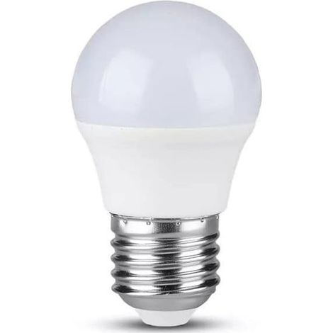 Trade Shop - Lampadina Led E27 220v Bulbo Grande Globetto G45 4w Luz Bianco Fred Vt1830 - (1/2)