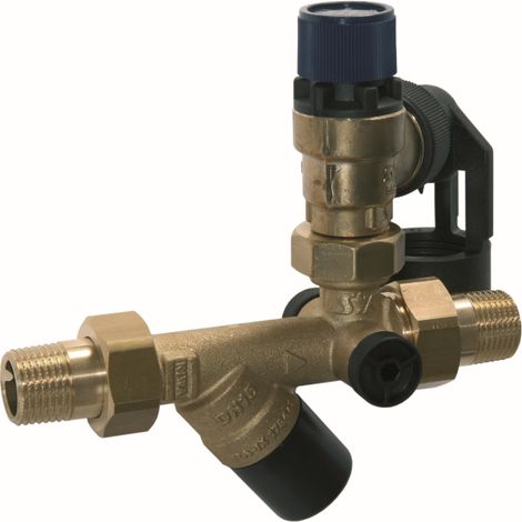 Syr Sicherheitsgruppe SYRobloc 24 002 415 002 DN 15, 10 bar, filetage 1/2 », rohgelb
