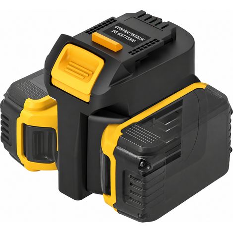 Adaptateur double batterie 2 en 1 DeWalt vers DeWalt pour outils sans fil 18-20V, 12 × 9,5 × 14 cm, 287 g – Livraison gratuite