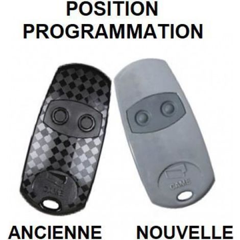 Télécommande - - TOP432EE - 2 canaux - Fréquence 433.92 Mhz - Gris (1/3)