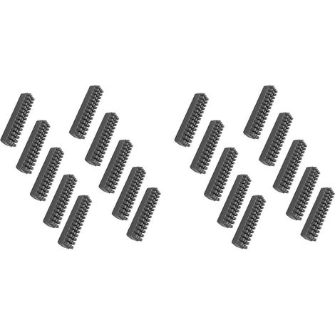 20 cepillos de boquilla para Bambu Lab A1 Mini Limpiador Cepillo de silicona Limpiadores montados en la cama caliente Herramienta de limpieza Piezas de impresora 3D()