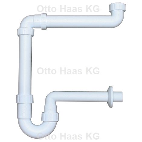HAAS siphon peu encombrant lavabo lavabo 4832 siphon, DN 32, vidange