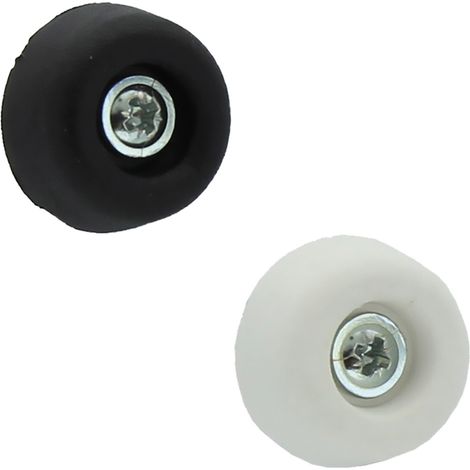 SOTTOSEDIA CONICO CON VITE mm 25 - colore nero- 200 pezzi