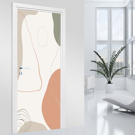 Stickers pour porte - Boho - 63 x 205 cm - Adhésif MAT (1/2)