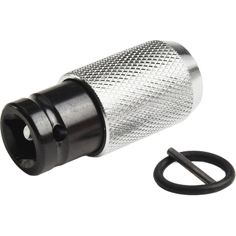 Clé en acier au carbone pour conversion pour adaptateur, tête de convertisseur robuste avec poignée carrée de 1,27 cm, compatible avec marteau perforateur (1/4)