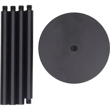 Support Pour Lampe De Camping - En Alliage D'aluminium - Réglable En Hauteur - 4 Sections Pliables - Base Stable - 1 Pièce (1/5)