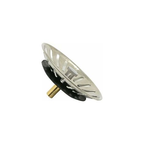 Filtre Égouttoir Cuisine - Panier Filtre Inox - Diamètre 8 cm - Bouchon Filtrant pour Évier - Lot de 1 (1/5)