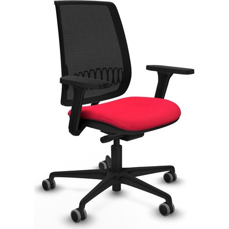 Bürostuhl piqueras y crespo ergonomisch schwarz hochwertiger Schaum (1/2)