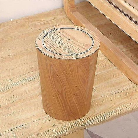 Poubelle de cuisine ronde, disponible en plusieurs couleurs, fond sans joint pour un nettoyage facile (1/5)