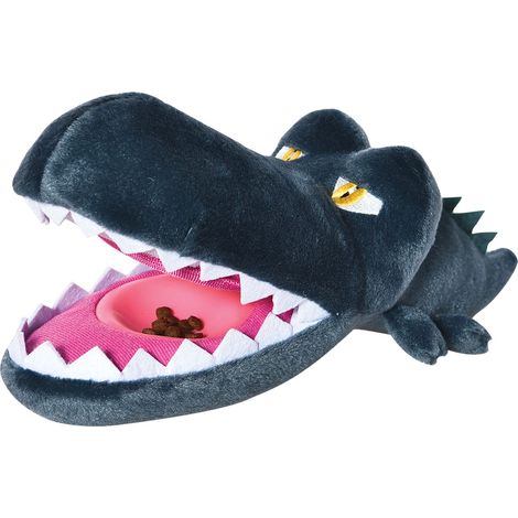Peluche distributrice de friandises - Odile le crocodile