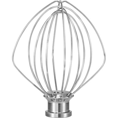 KitchenAid Mixeraufsatz (Kippkopf), Edelstahl, spülmaschinenfest, ideal für Eier, Sahne, Kuchen und Mayonnaise.