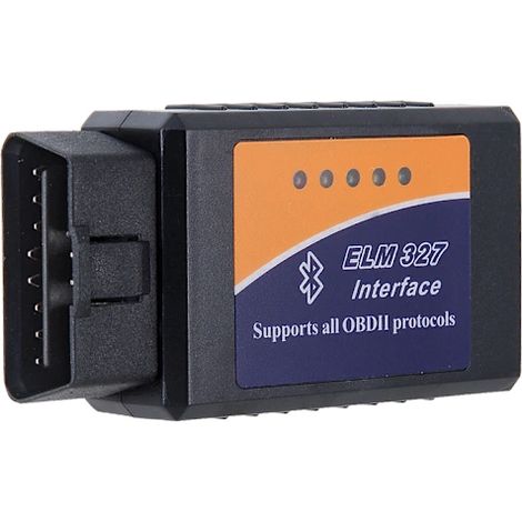 Ottimo affare Lettore di codici di errore OBD2 ELM327, con Bluetooth, nero - Felice