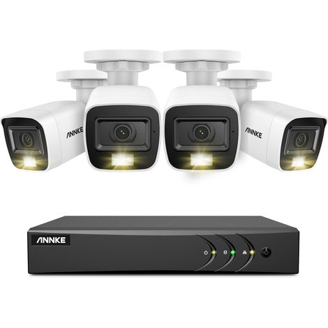 ANNKE 8CH CCTV Kits 5 en 1 DVR 42MP micrófono incorporado IR inteligente sistema de cámaras de seguridad de monitoreo remoto a prueba de agua (1/5)