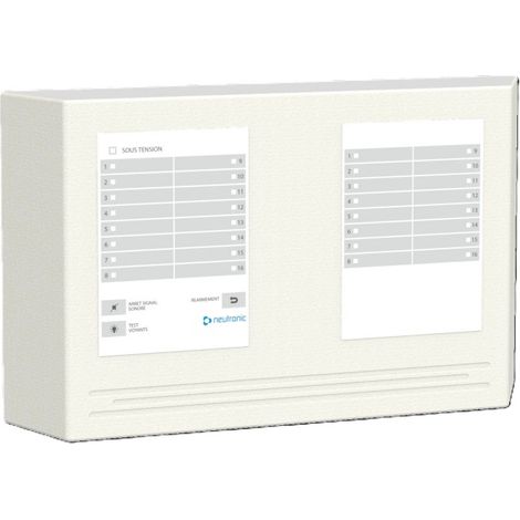 Alarme technique 32 zones avec 1 relais/zone