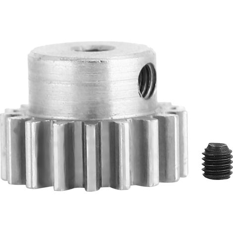 Pignon De Moteur Métallique 3.175mm 17T - Filetage M3 En Acier Inoxydable - Pour Moteurs Universels Bricolage - 1 Pièce (1/5)