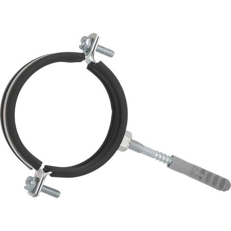Abrazadera metálica con goma para tubos de 2" 60-64 mm (200) (1/2)