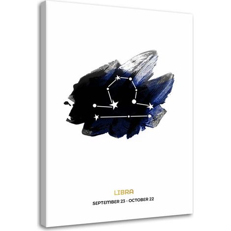 Tableau sur toile Balance Signe astrologique Horoscope. 40x60 (1/5)