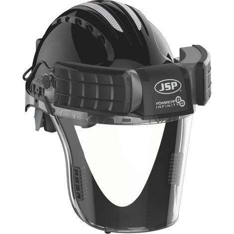JSP Gebläseatemschutz mit integriertem Kopf- und Gesichtsschutz PowerCap Infinity, Typ: SET
