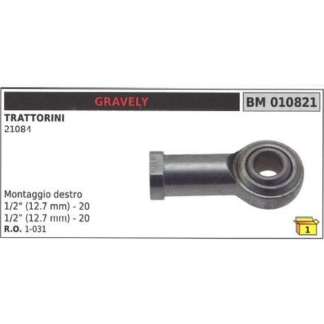 Testina sterzo GRAVELY trattorino rasaerba tosaerba tagliaerba 21084 010821