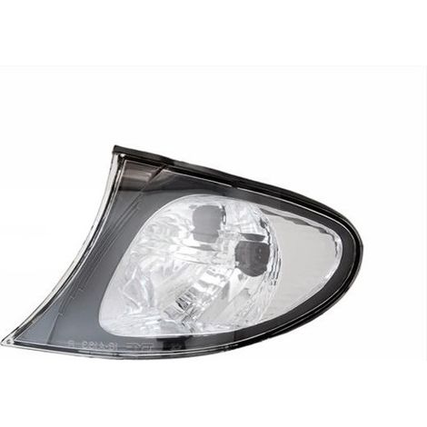 Feu clignotant avant gauche blanc avec bord noir BMW Serie 3 E46 phase 2 2001-2005