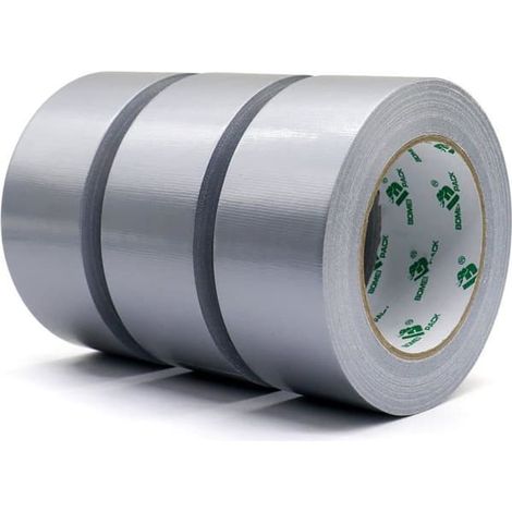 Ruban adhésif SSS BOMEI PACK Unil - Gris - 3 rouleaux - 50 mm x 50 m (1/4)