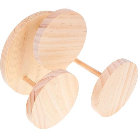 Présentoir à Bijoux en Bois à 3 Niveaux Étagère D’Exposition Escalier Support Multi-Usages pour Bagues Boucles D’Oreilles et Colliers Rangement Décoratif pour Coiffeuse ou (1/5)