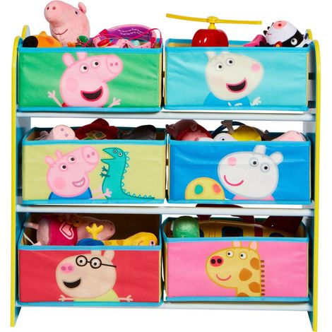 Meuble de Rangement à 6 paniers Peppa Pig (1/5)