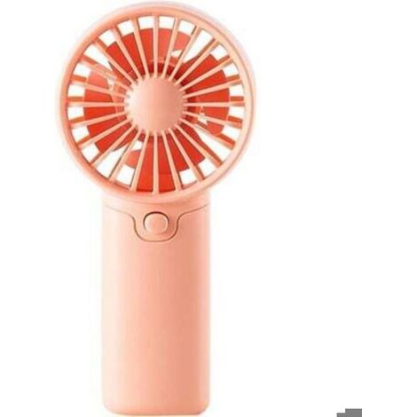 1 Ventilateur portable, piles 1,5 V, poignée ergonomique, compact, extérieur bureau camping (1/3)