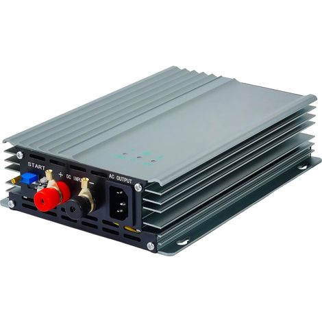 Onduleur Solaire 500W Micro-onduleur MPPT raccordé au réseau, Sortie AC 230 V, onduleur Solaire raccordé au réseau pour Panneaux solaires, décharge de Batterie 12V 30W-250W réglable (1/5)