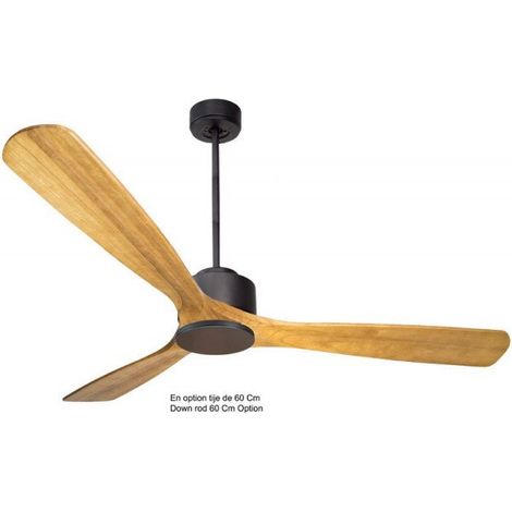 Modulo de KlassFan - Super déstratificateur d'air  sans Lumière gris basalt et bois  idéal à partir 40 m² KLDC1P6SW166 (1/3)