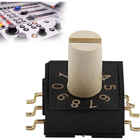 1PCS RM3HAF-10 Switch, Rotary Encoder Switch with 3:3 Handle for Audio/Video Equipment, RM3HAF-10 Switch Button for Lunii Story Factory