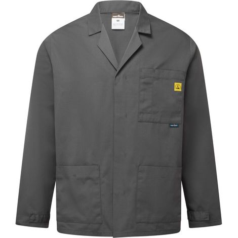 Giacca da laboratorio ESD - Taglia L - Grigio Zoom - Portwest