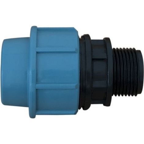 RACCORDO DIRITTO MASCHIO PLASTICA - 40 x 1"1/4