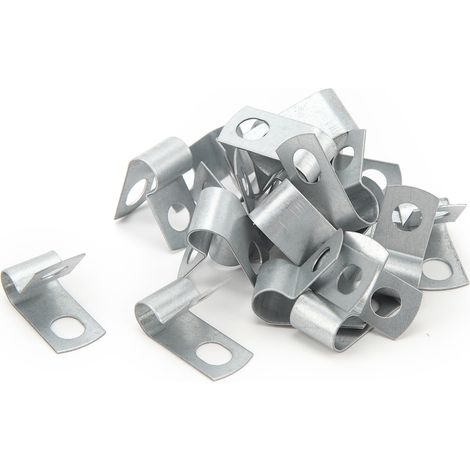 Packung mit 20 Metallschlauchschellen für Kraftstoff- und Bremsleitungen, kompatibel mit den meisten Fahrzeugen (5/16 Zoll). Sichere Befestigung. (1/5)