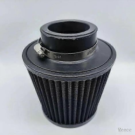 Filtre à air universel à haut débit KN 102 mm, 89 mm, 76 mm, 3, 3,5 et 4 pouces, conique, pour KN 14084-2, tête champignon (noir, logo KN 63,5 mm). (1/5)