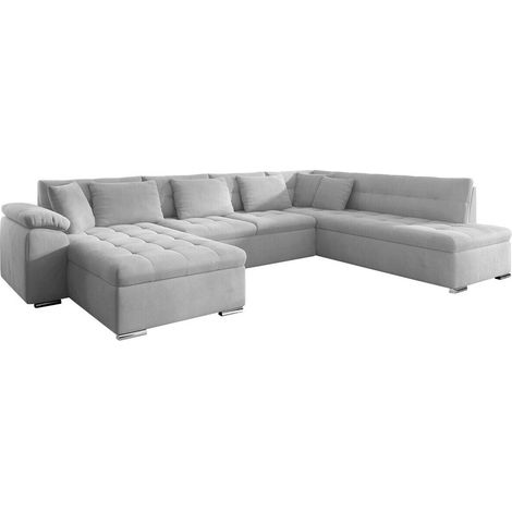 Sofá rinconero Comfivo Gemma II, Uttario Velvet 2973, Función de descanso, 348x205x76cm, 0