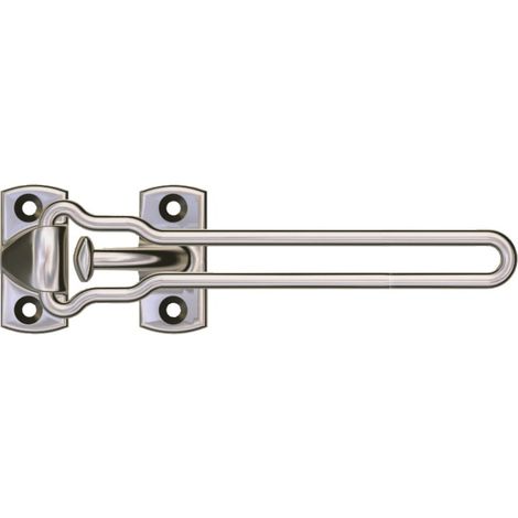 Entrebaîlleur de sécurité CLASSIC allongé pour porte 200m couleur chrome - SOCONA - O1AL