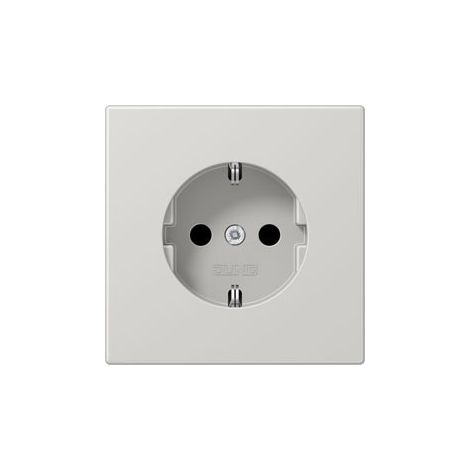 Jung Toma de corriente SCHUKO®, 16 A 250 V , duroplast, serie LS, gris claro LS 1520 LG