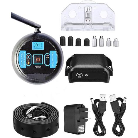 Clôture électronique sans Fil pour Animaux de Compagnie Stop Barker Machine Anti-Fugue (1/5)