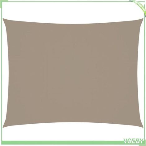 Voile de parasol - FAFEICY - 135434 - 3,5 x 4,5 m - Tissu Oxford enduit PU - Protection anti-UV (1/5)