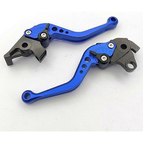 Convient pour les motos Honda ST1300/ST1300A : poignée de klaxon de frein, d'embrayage et de klaxon hydraulique réglable (bleu 2) (1/5)