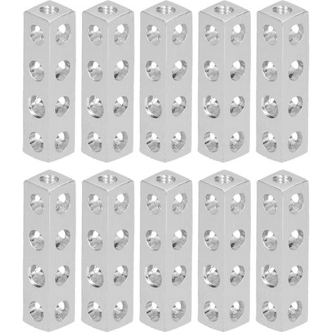Profilé en aluminium en forme de L, poutre légère robuste résistante à la corrosion, barre carrée 3106-0004-0032 (1/5)
