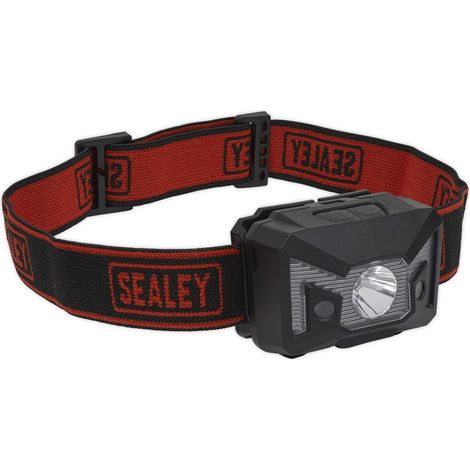 Sealey Rechargeable Head Torch with Auto-Sensor 3W SMD LED HT102R (1/2)