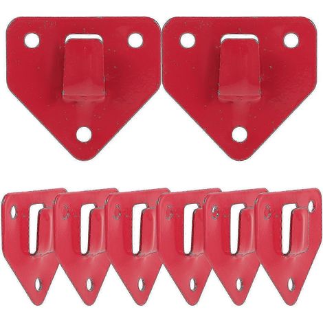 Crochets de fixation pour extincteurs - Ensemble de 8 supports muraux compatibles avec les équipements d'urgence (1/5)