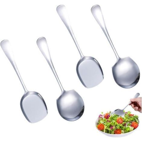 Servierlöffel - yd - Edelstahl - 4-teilig - Elegantes Design - Korrosionsbeständig (1/4)