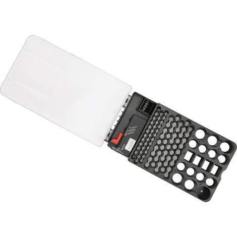 Batterieaufbewahrungsbox mit 104 Fächern und integriertem Batterietester (Zeigertyp) (1/5)