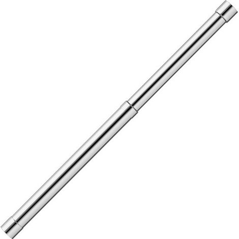 Tringle télescopique - Tringle réglable - Acier - Multi-usage - Tringle à rideaux réglable de 42 à 68 cm - Argent (1/5)