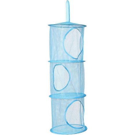 Filet suspendu à 3 niveaux, compatible avec les vêtements, les sacs de rangement et les compartiments, compatible avec les organisateurs ménagers. (1/4)