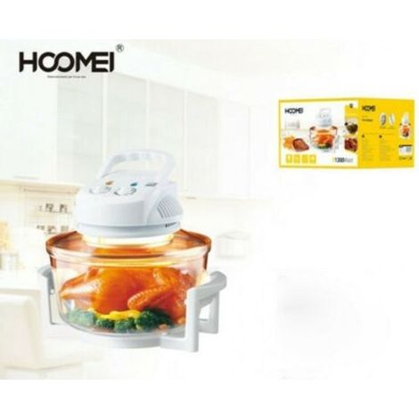 Trade Shop - Doble Halógeno Doble Fornetto Acero A La Parrilla Acero Accesorios De Temporizador De Acero 1.2lt -