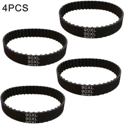 Courroie d'entraînement pour raboteuse Black & Decker DN75/DN750/KW750/SR600 (2/4 pièces) - Référence 914592 - Courroie en caoutchouc noir (1/5)